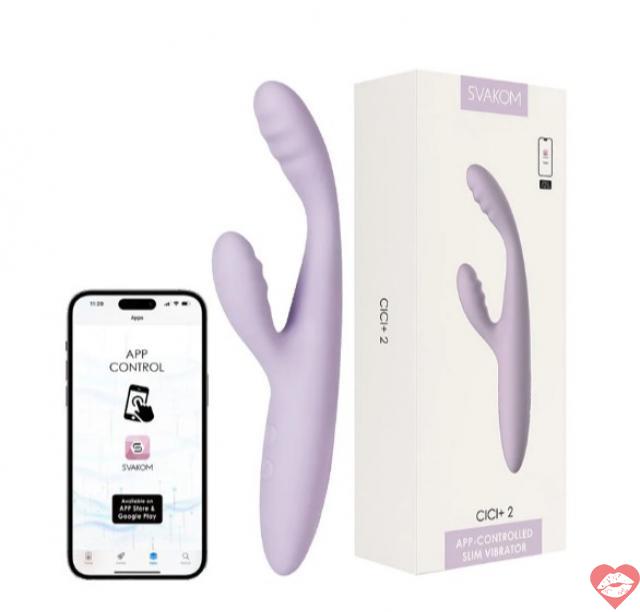 Review Dương vật giả Svakom Cici Plus 2 thiết kế nhánh rung kích thích kết hợp App hàng mới về