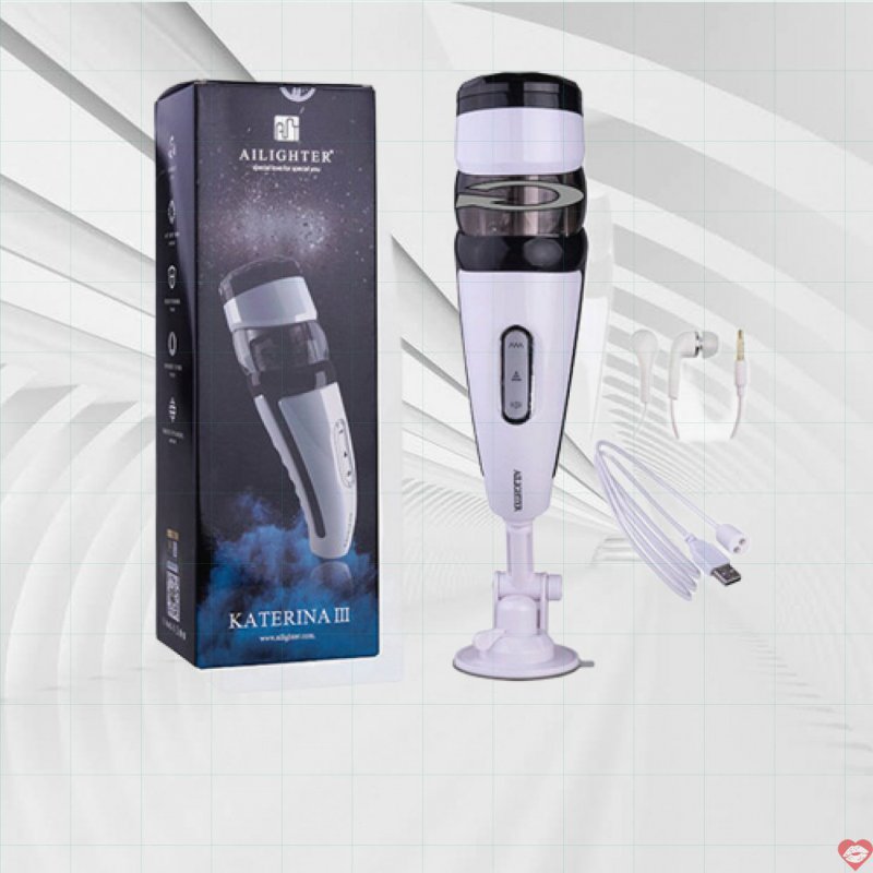 Máy thủ dâm tự động Katerina III cao cấp ABS TPE, kích thích mạnh 