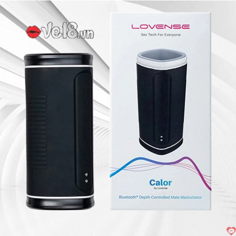 Máy thủ dâm nam Lovense Calor tự động rung điều khiển app hiện đại 