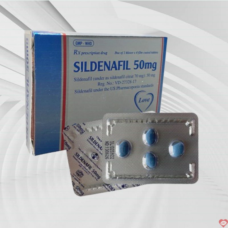 Thuốc Sildenafil 50mg kéo dài thời gian chống xuất tinh sớm tăng ham muốn 