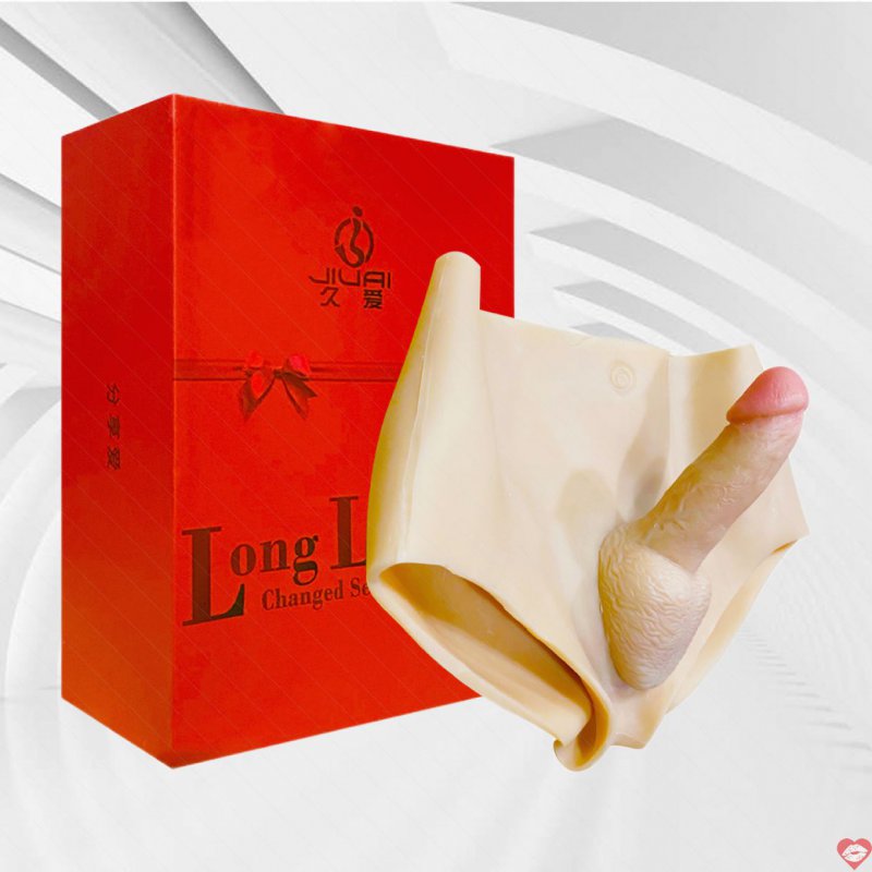 Quần silicon gắn dương vật giả Jiuai Long Love size L cho nữ les 