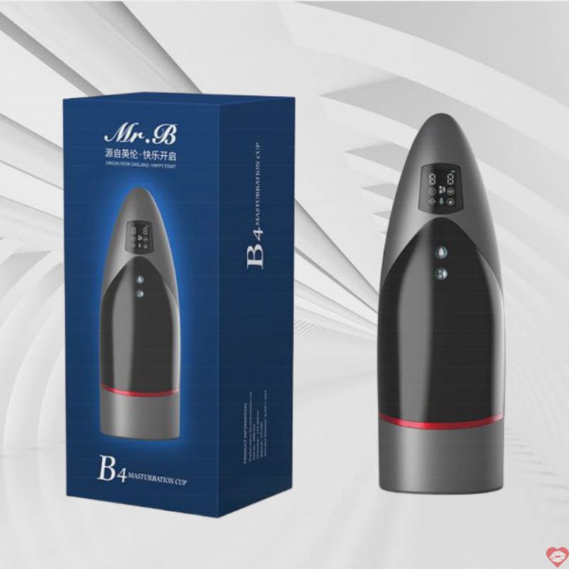 Âm đạo giả Mr.B B4 rung hút tỏa nhiệt sấy khô tự động cao cấp 