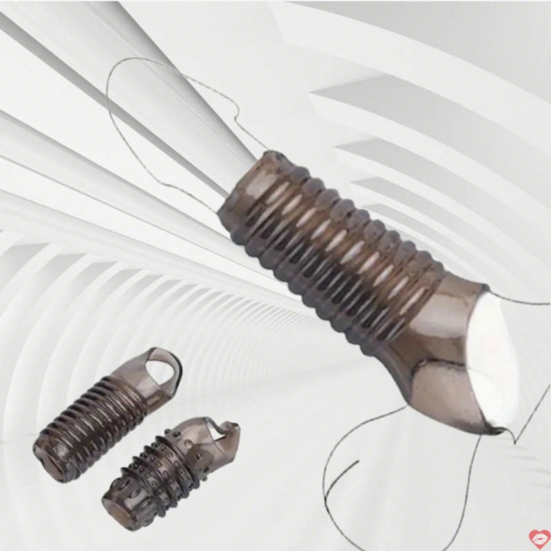 Bao cao su đôn dên có quai đeo silicon y tế tăng kích thước kéo dài 