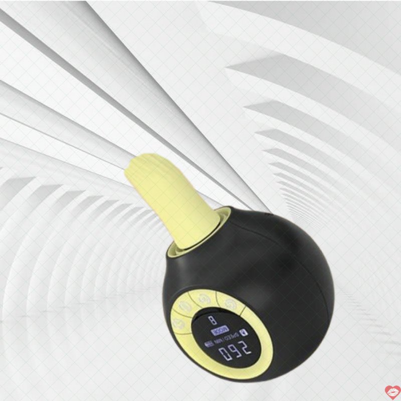 Dương vật giả rung thụt tỏa nhiệt LCD điều khiển từ xa cao cấp 