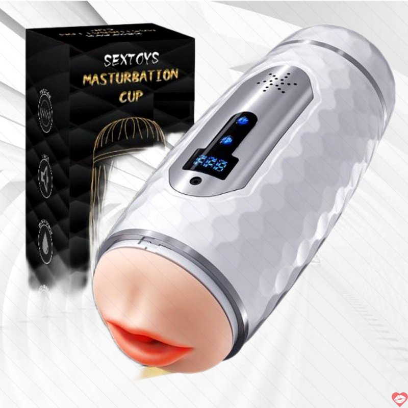 Âm đạo giả rung máy bú mút thổi kèn nam giới siêu chân thật tiện lợi 