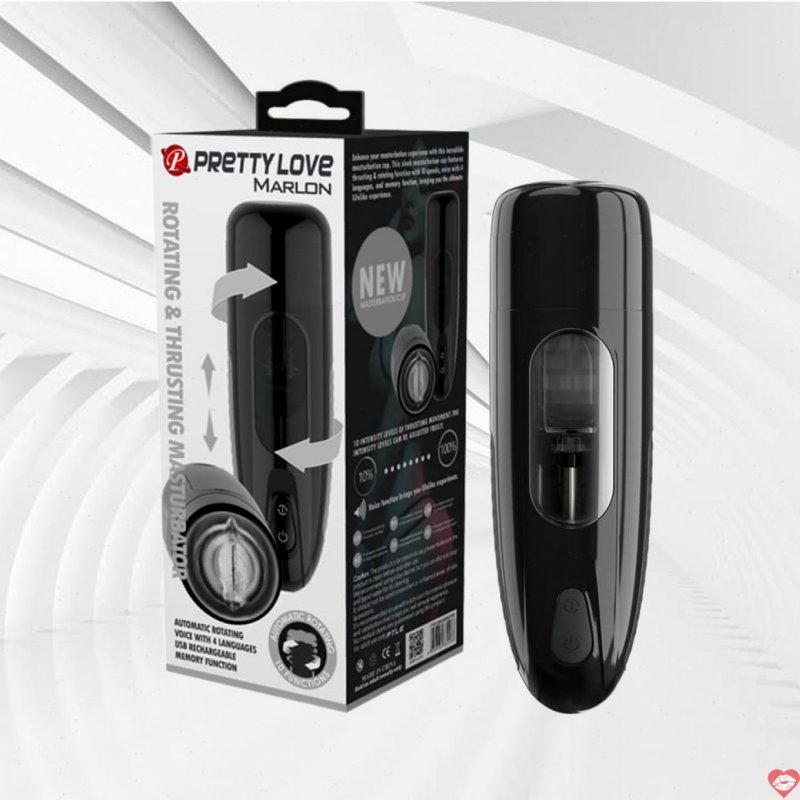 Âm đạo giả Pretty Love Marlon đàn hồi mềm mại cực thực chất 