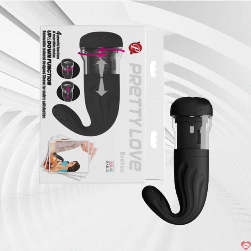 Âm đạo giả Pretty Love Breton xoay đảo chiều cực sướng chân thật 