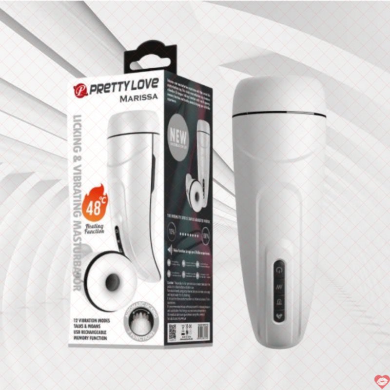 Âm đạo giả Pretty Love Marissa silicon 4D rung liếm mạnh 