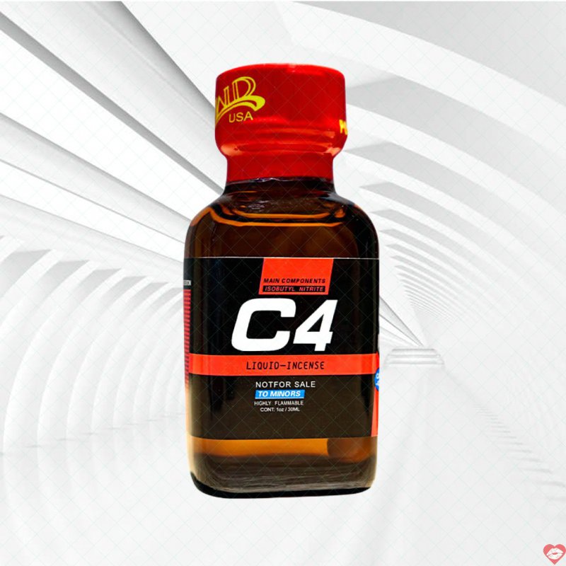 Popper PWD USA C4 Red 30ml Hít Kích Thích Mạnh Mẽ Tiết Kiệm 