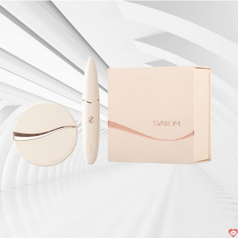 Máy massage Svakom Meet Fleur rung bú mút tỏa nhiệt phụ nữ 