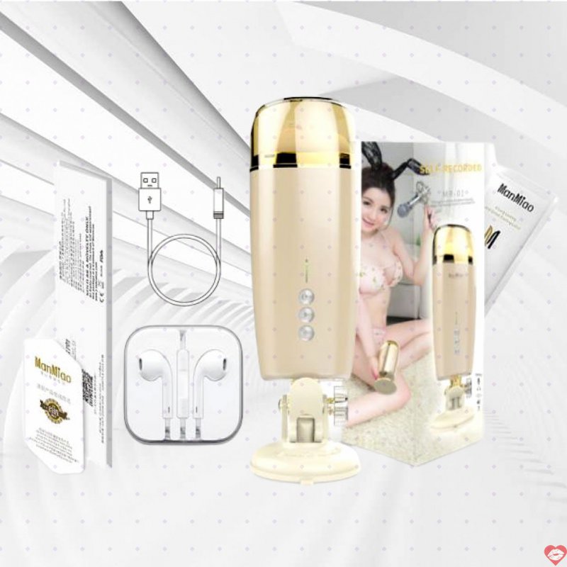 Âm đạo giả gắn tường ManMiao MR-02 rung đa điểm nhiều chế độ 